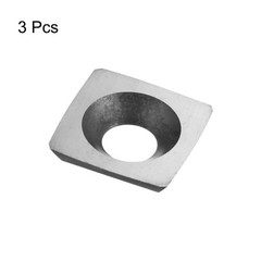 3pcs 11mm Square Carbide Cutters with 2″ Edge Radius Replacement Cutter Knives