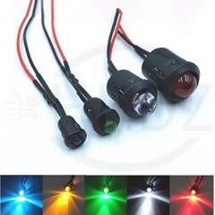 Pre-Wired LEDs 3mm/5mm/8mm/10mm With Holder Wire Light Emitter Pre-Wired Cable