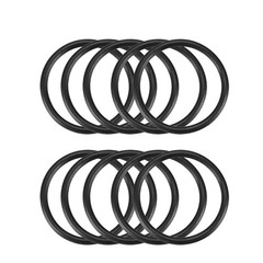 63mm External Dia. 3mm Thickness Oil Seal O Rings Gaskets Black 10pc