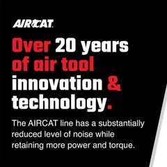AIRCAT Pneumatic Tools 1250-K 1/2-inch NITROCAT Composite Twin Clutch Impact …