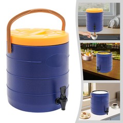 Insulated Hot and Cold Beverage Dispenser Server 6.6gal Stainless with Faucet US