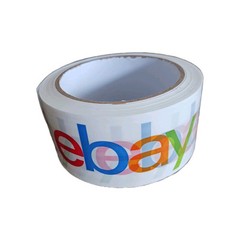 ebay Branded Packaging Tape with Color Logo 75Yds x 2 in. ( 2 Rolls)