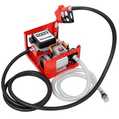 110V Diesel Fuel Transfer Pump Kit 60L/min 13ft Hose w/ Flow Meter