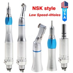 NSK Style Dental Low Slow Speed Handpiece Contra Angle Straight Air Motor 2/4H s