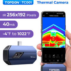 TOPDON TC001 Thermal Camera Imaging 256×192 IR High Resolution 25Hz for Android