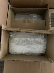 Clear Plastic Flat Open Top Poly Baggies – Two Different Sizes- 2 Box Kit