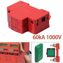 Surge Protector Protective Device DC 1000V 2Pole 60kA Lighting Arrester Device