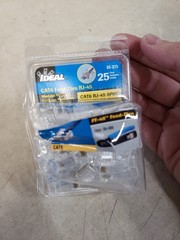 IDEAL Electrical 85-375 8P8C Modular Plug Connector for CAT6 (25 Pcs)