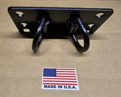 Kioti Bobcat Tractor Front Bumper Hitch D Ring bracket Tie Down hooks USA MADE!!