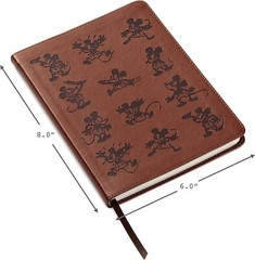 Hallmark Twelve Mickeys Faux Leather Journal