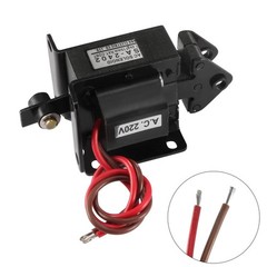 AC220V 1KG 15mm Pull Push Style Open Frame Motion Solenoid Electromagnet
