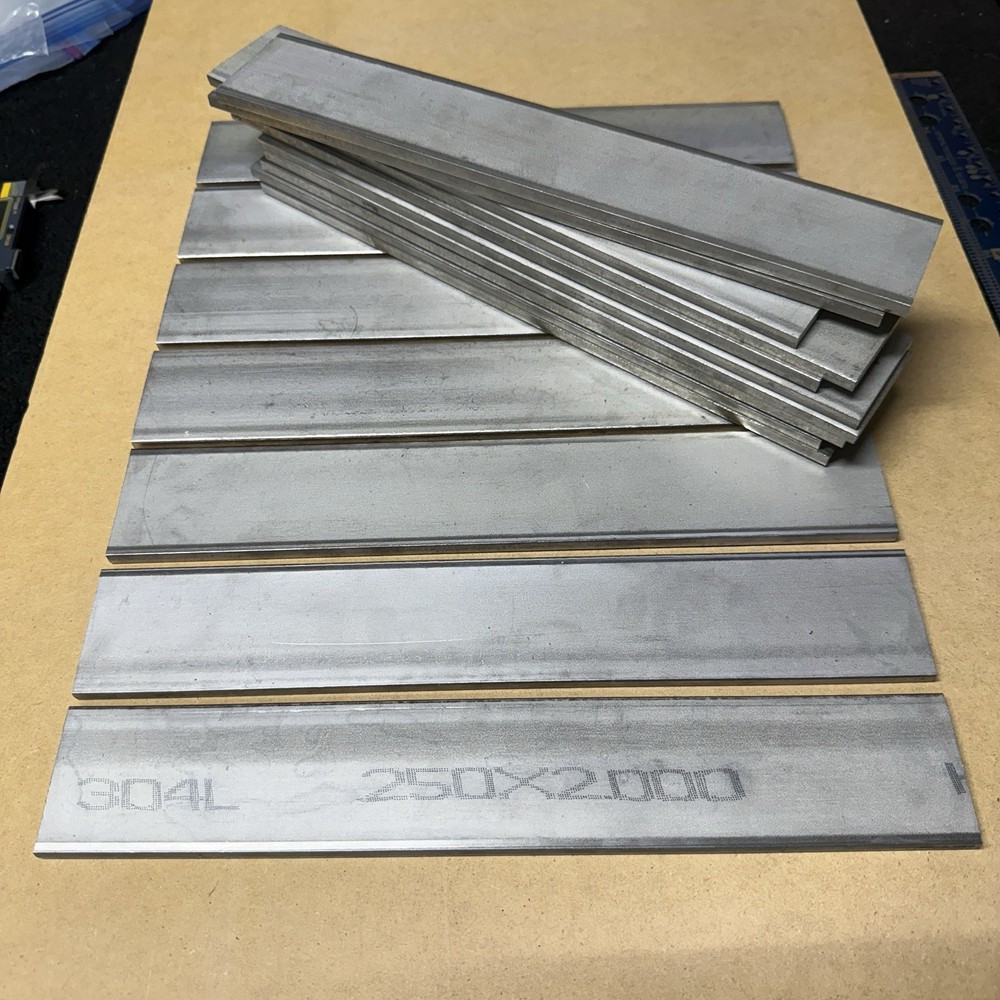 1/4″ x 2″ 304L Stainless Steel Flat Bar – 12” Long .250×2.00 High Quality 304 L