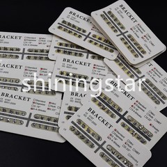 Dental Orthodontic Brackets Brace Roth/MBT/Edgewise 018/022 NO. 3/345 Hooks