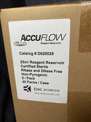 ACCUFLOW 25mL Reagent Reservoirs V Bottom Bulk Packed Sterile D620025 (200/cs)