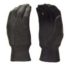 Heavy Weight 9OZ. Cotton Brown Jersey Work Gloves Knit Wrist Sold by Dozen (12