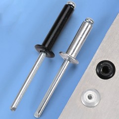 Zinc Plated Aluminium Dome Head Pop Rivets Blind Rivets 2.4-6.4mm Various Sizes
