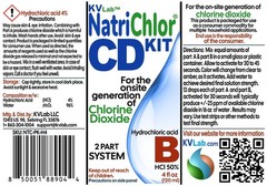 The Original NatriChlor CD Set W/ Accu-Drop Bottles HCL Extra Large Size 8 Fl Oz