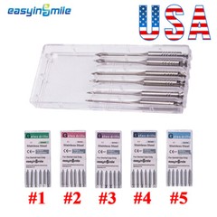Easyinslile Dental Gates Glidden Drills 32MM stainless Endodontic Root Canal#1-6