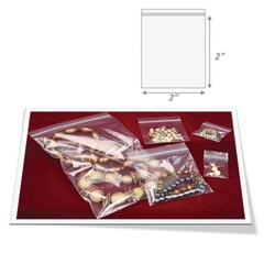 1000Pc Zip Bag Lots Zipper Bags Clear Reclosable Zip Bag 2-mil BULK Poly Bag 2×2