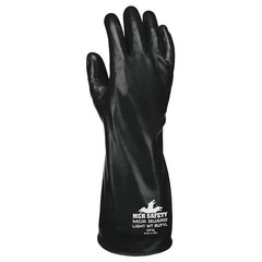Mcr Safety Cp7Xl Butyl Rubber Gloves 7 Mil Smooth Finish Gauntlet Rolled Cuff