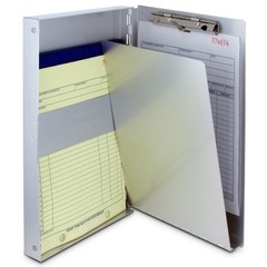 Saunders Recycled Aluminum Snapak Form Holder, Memo 6 x 10 Inches, Silver