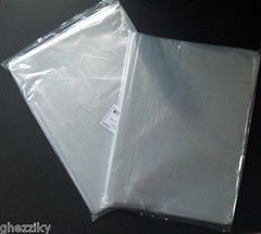 Multiple Sizes Clear Poly Bags 1Mil Flat Open Top Plastic Packaging Packing LDPE