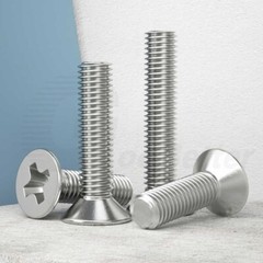 M3 M3.5 Phillips Countersunk Flat Head Machine Screws A2 Stainless Steel DIN 965