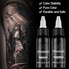 Tattoo Ink Black 1oz(30ml) Vegan-Friendly Standard Pigment Supplies
