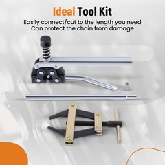 60-100 Roller Chain Connecting Puller Holder+Detacher Breaker Cutter Kit