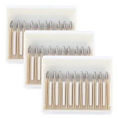 Dental FG 7406 Burs Tungsten Carbide Trimming&Finishing Egg Shape