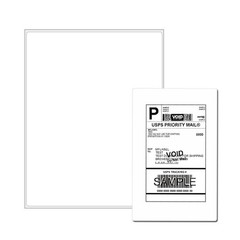 8.5″x11″ Full Sheet Shipping Labels Self Adhesive Blank Paper for Laser & Inkjet
