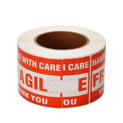 1-40 Rolls 3″x5″ Large 500 Fragile Labels Handle with Care Thank You Stickers US