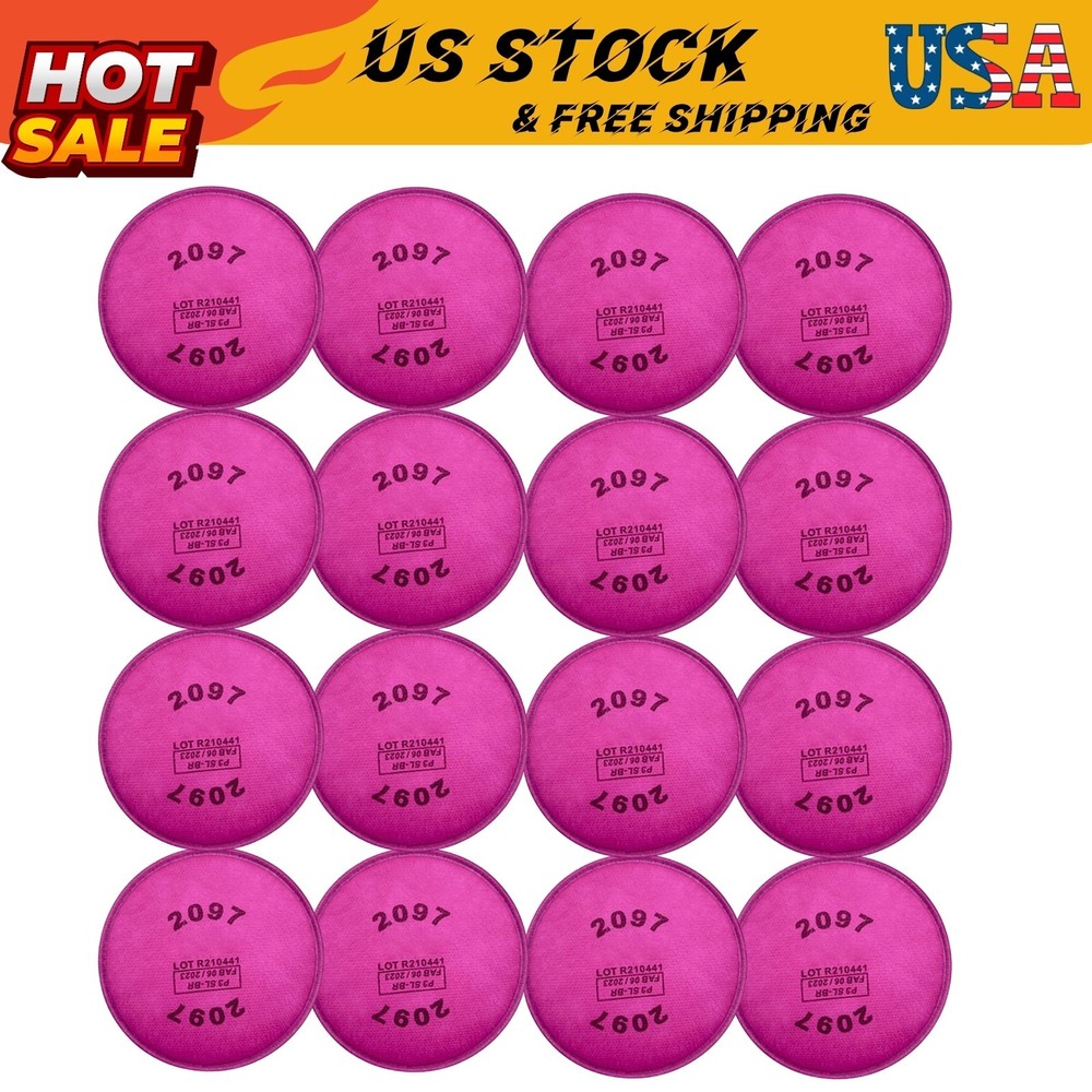 2097 P100 Replacement Particulate Filters Respirator for 6000 6200 7000 FF-400