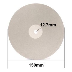 6″ 150mm Diamond Coated Flat Lap Wheel Jewelry Polish Grinding Disc 80-3000 Grit