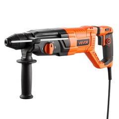 VEVOR Rotary Hammer Drill Rotary Hammer 1-1/8 in SDS-Plus for Concrete Masonry