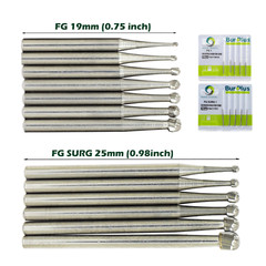 Wave Dental Surgical Burs Round Carbide FG SURG 1 2 4 6 Long 25mm High Speed Bur