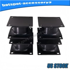 4PCS Vibratory Plate Compactor Rubber Isolator Shock Mount For Stanley Hydraulic