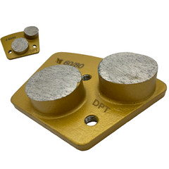 18PK Trapezoidal Grinding Discs for Bolt-on Concrete Floor Grinders Medium Bond