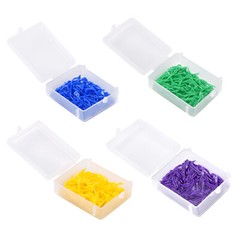 Disposable Plastic Wave Shape Dental Wedges Teeth Wedge Tooth Gap 400 Pcs