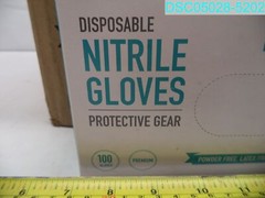 QTY=1000: BLUZEN Disposable Blue Nitrile Gloves X-Large Size