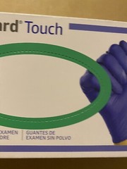 FITGUARD NITRILE GLOVES 300/Box Large Size Brand New Factory Sealed, Powder Free