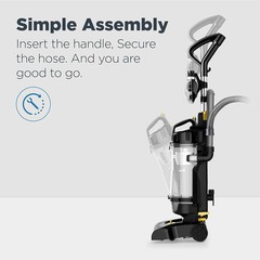 PowerSpeed Upright Vacuum: 10 lb, Multi-Surface Cleaning