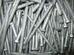 75 Hex Head 1/2 X 8″ Lag Bolts Hot Galvanized Wood Screws