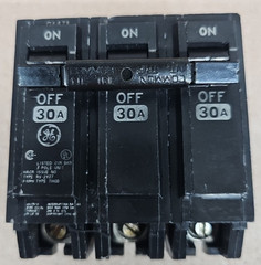 GE General Electric THQB32030 30 Amp 3 Pole 240V Circuit Breaker