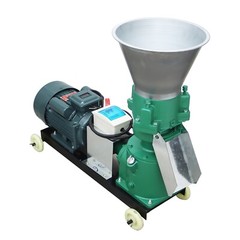 2mm&6mm Farm Animal Feed Pellet Mill Machine Feed Granulator 220V 3 Head Rollers
