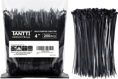 High-Quality 4 Inch Zip Ties – 200 Pack for Secure Binding Applications