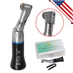 NSK Style Dental Low Speed Contra Angle Handpiece E-type Latch Attach black bw