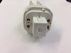 20 PIECES GE 97613 F26DBX/841/ECO4P 26W 4000K 4 PIN G24Q-3 BASE CFL