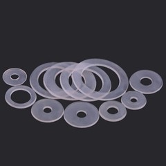 Nylon Plastic Flat Washers Insulating Washer Rubber Round Gasket Soft M3 M4-M20