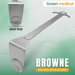Browne Deltoid Retractor Deep Small – Orthopedic Surgical Shoulder Instrument